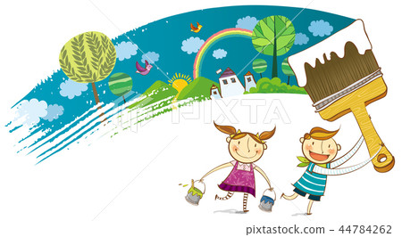 Green growth, energy, illustration 44784262