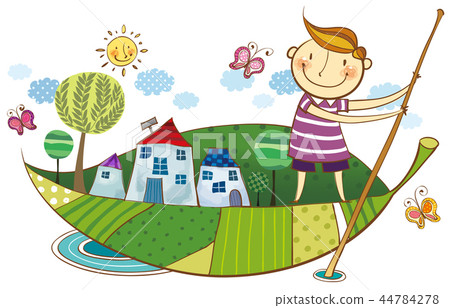 Green growth, energy, illustration Green growth, energy, illustration 44784278