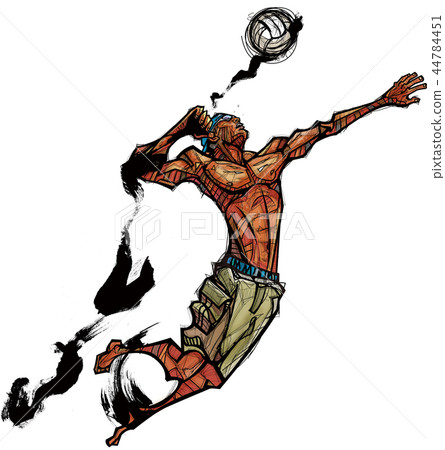 Sports, player, illustration 44784451