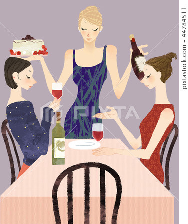 咖啡館，生活，例證 44784511