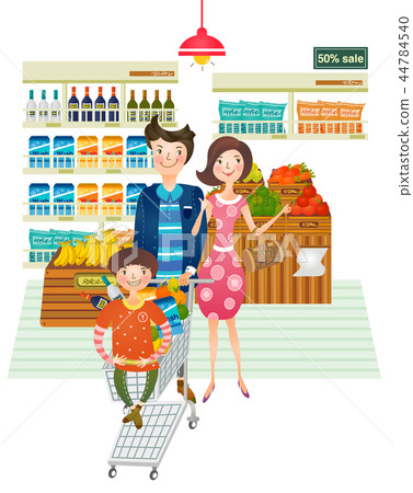 Family, love, illustration 44784540
