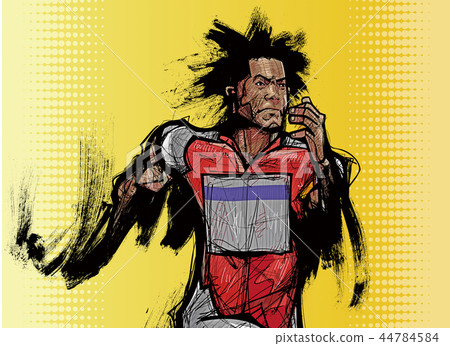 Sports, player, illustration 44784584