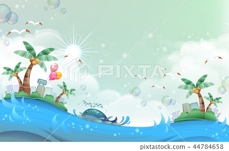 Nature, plants, illustration Nature, plants, illustration 44784658