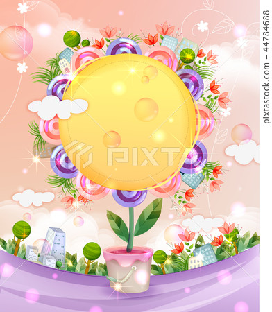 Nature, plants, illustration 44784688