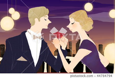 Happy, marriage, wedding, illustration Happy, marriage, wedding, illustration 44784794