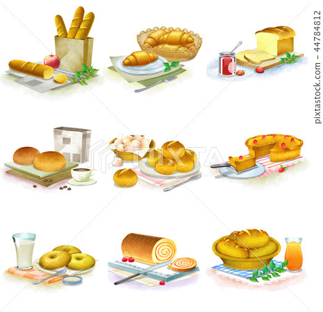 Food, icon, illustration 44784812