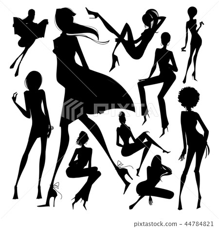 Silhouette, illustration 44784821