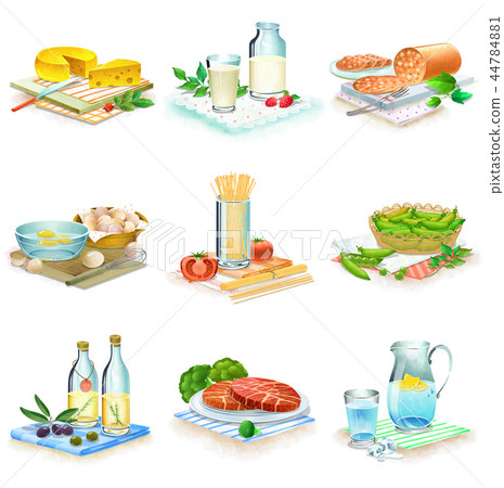 Food, icon, illustration 44784881