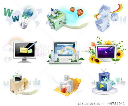 Icon, tech, illustration 44784941