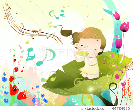 兒童，同心，插圖 44784950