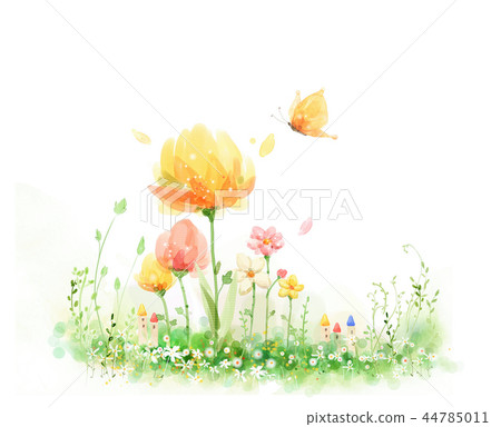 Flower, beauty, illustration 44785011