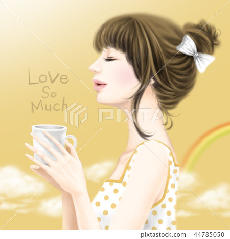 Girl, life, illustration 44785050
