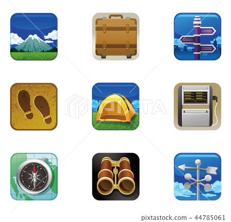 手機，圖標，科技，插圖 44785061