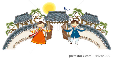 新年，新年，插圖 44785099