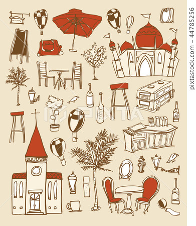 Icon, illustration Icon, illustration 44785256