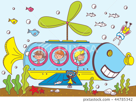 Children, education, illustration 44785342