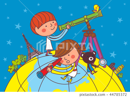 Children, education, illustration 44785372