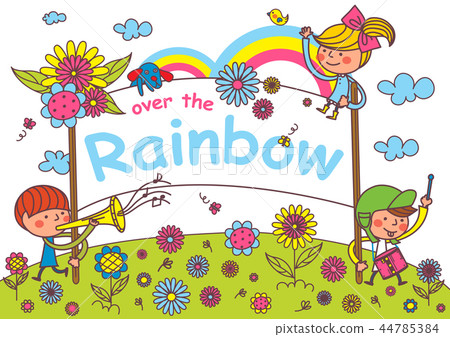 Children, education, illustration 44785384