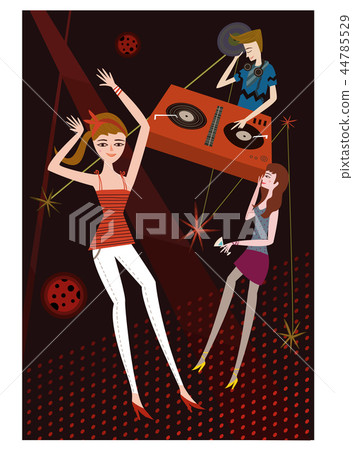 Youth, college student, illustration 44785529