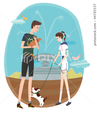 青年，大學生，插圖 44785537