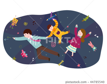 家庭，生活，插圖 44785540