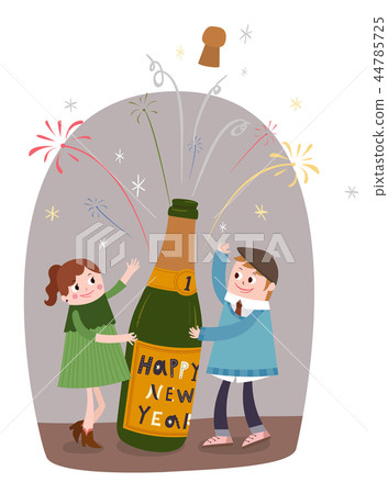 New Year, New Year, Illustration 44785725
