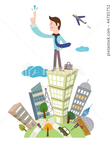 Business, success, illustration 44785752