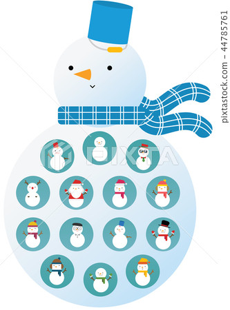 Winter, illustration Winter, illustration 44785761