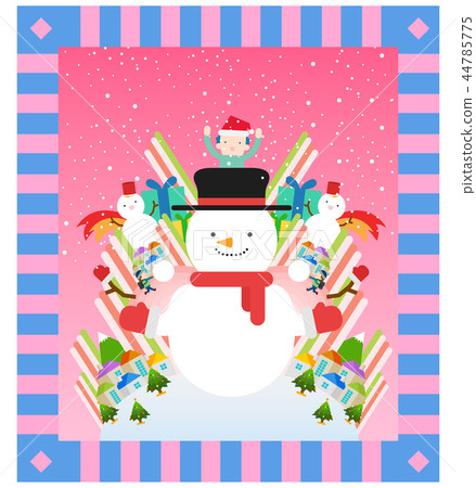 Winter, illustration Winter, illustration 44785775