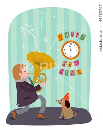 新年,新年,插圖 新年,新年,插圖 44785797