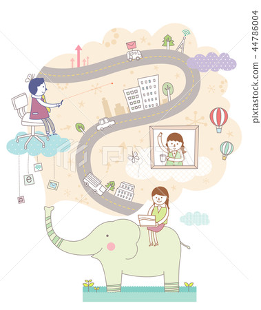 Business, success, illustration 44786004