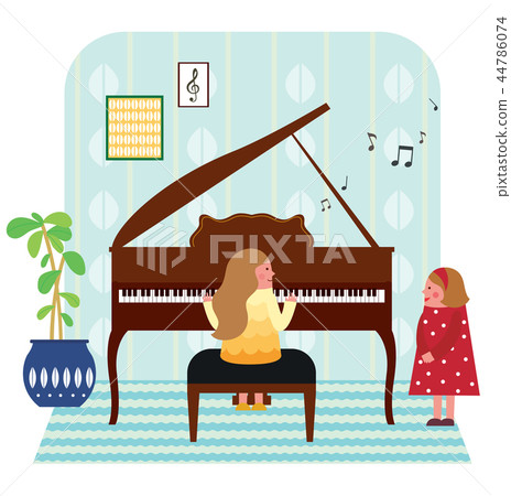 Family, home, illustration 44786074