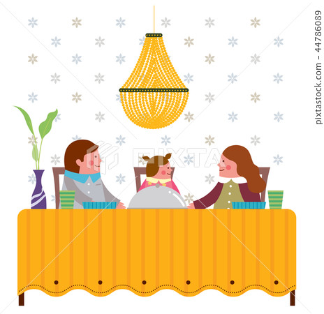 家庭，家庭，例證 44786089