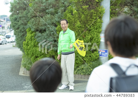 Elementary school students' school road 44789383