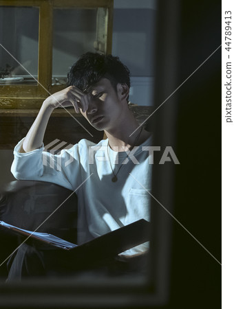 Man working from home Man working from home 44789413