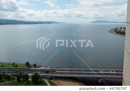從高層建築看湖真嗣 44790797