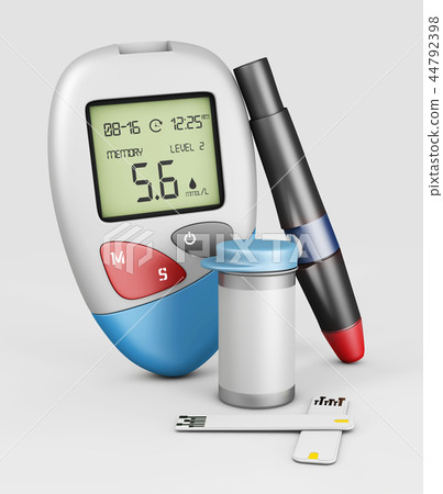 realistic blood glucose meter glucometer 44792398