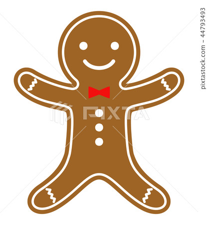 Gingerbreadman - Stock Illustration [44793493] - PIXTA