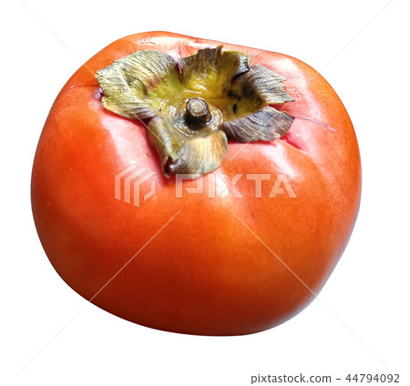 Bright and delicate persimmon close-up 44794092