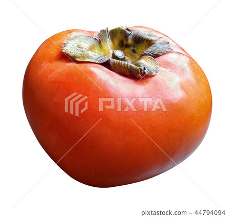 Bright and delicate persimmon close-up 44794094