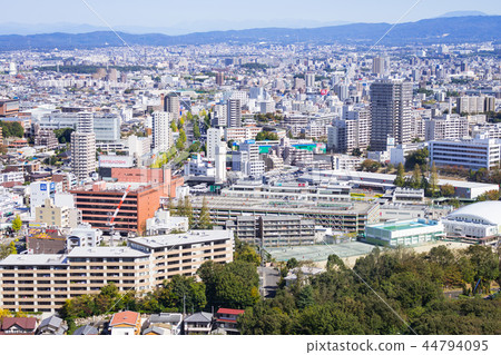 名古屋市築草區星丘市景觀，俯瞰星丘露台 44794095
