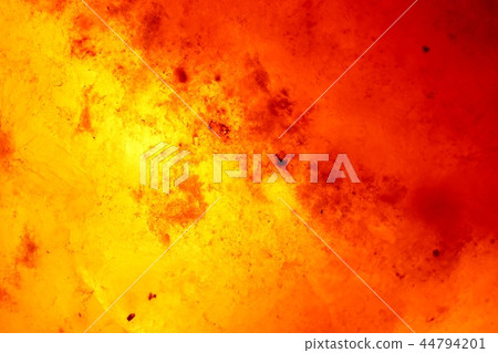 Close-up rock salt lamp that emits meditative light 44794201