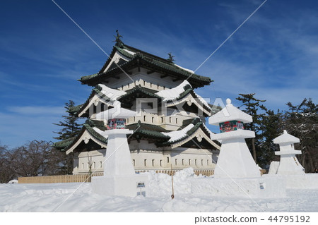 Hirosaki Castle (Hirosaki Castle Snow Lantern Festival) 44795192