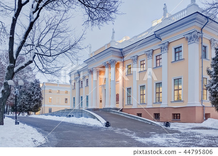 Landmark of Gomel in winter Rumyantsev Palace 44795806