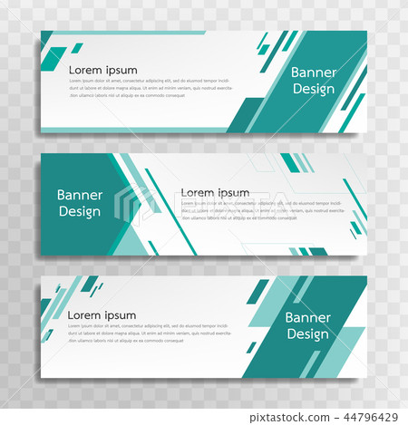 Banner templates set for web design or topics. Banner templates set for web design or topics. 44796429