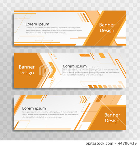 Banner templates set for web design or topics. Banner templates set for web design or topics. 44796439