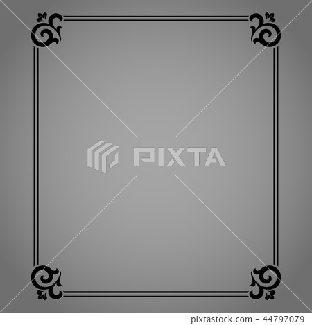Decorative frame Elegant vector element for design 44797079