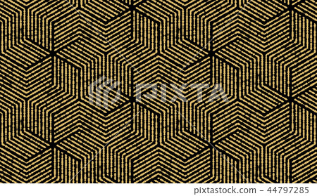 Abstract geometric pattern with stripes, lines.  44797285