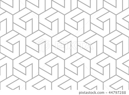 The geometric pattern with lines. Seamless vector The geometric pattern with lines. Seamless vector 44797288