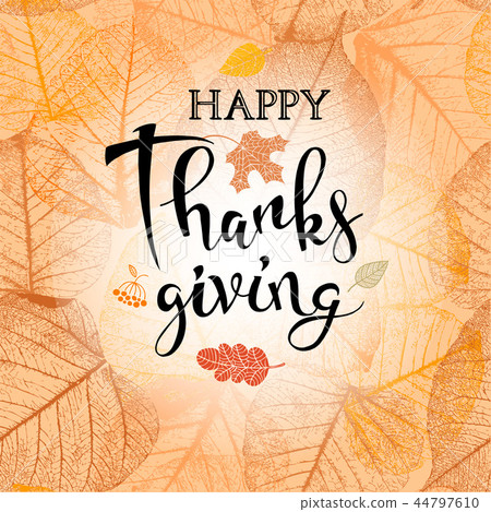 Festive Thanksgiving Day background 44797610